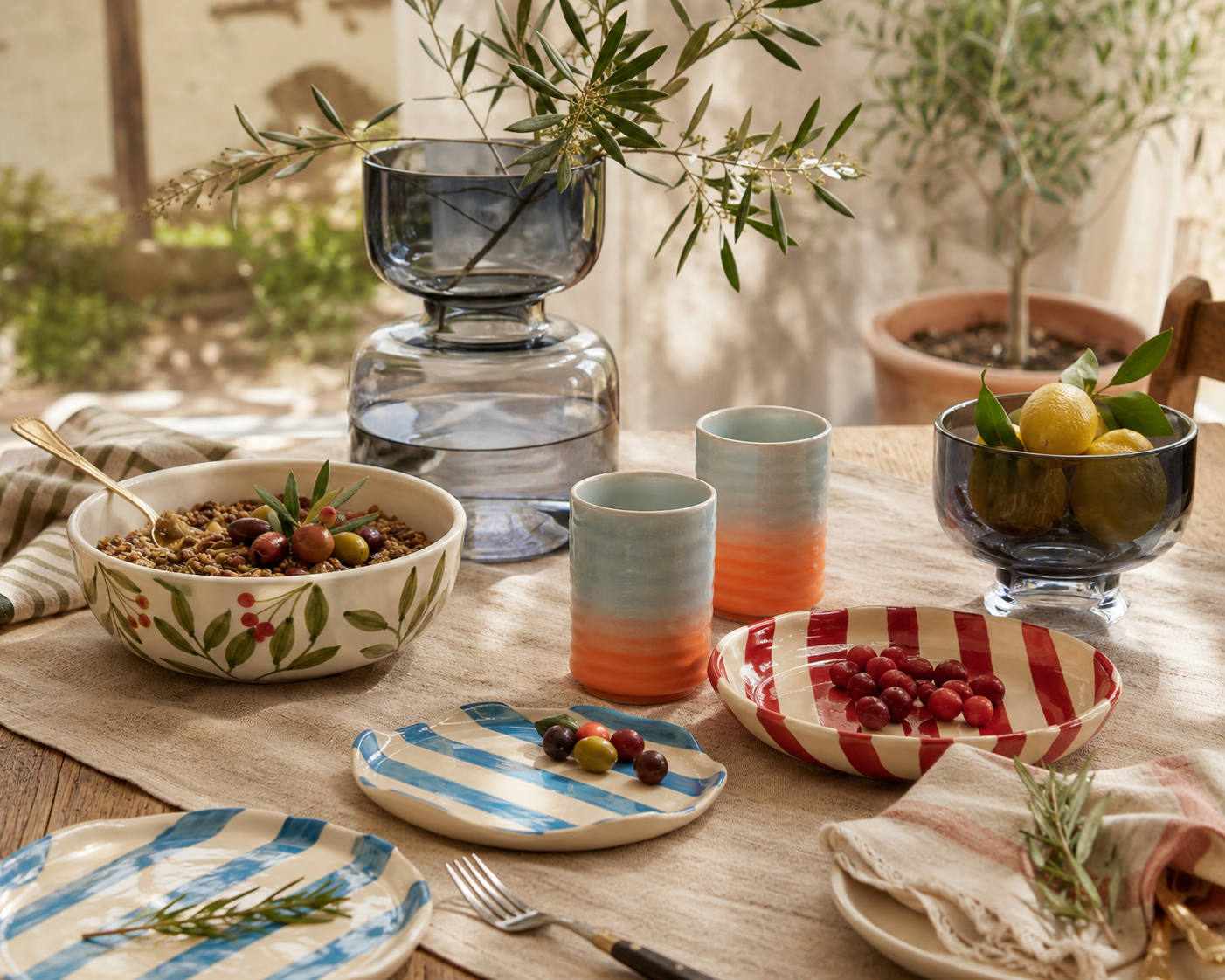 How to Style a Summer Table with Handmade Pieces