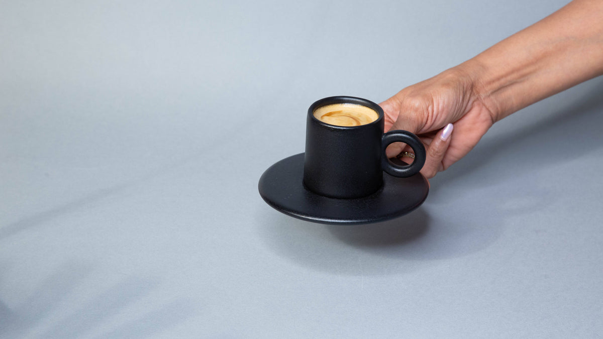 Aqua Lilo Espresso Cup & Saucer | Set of 2