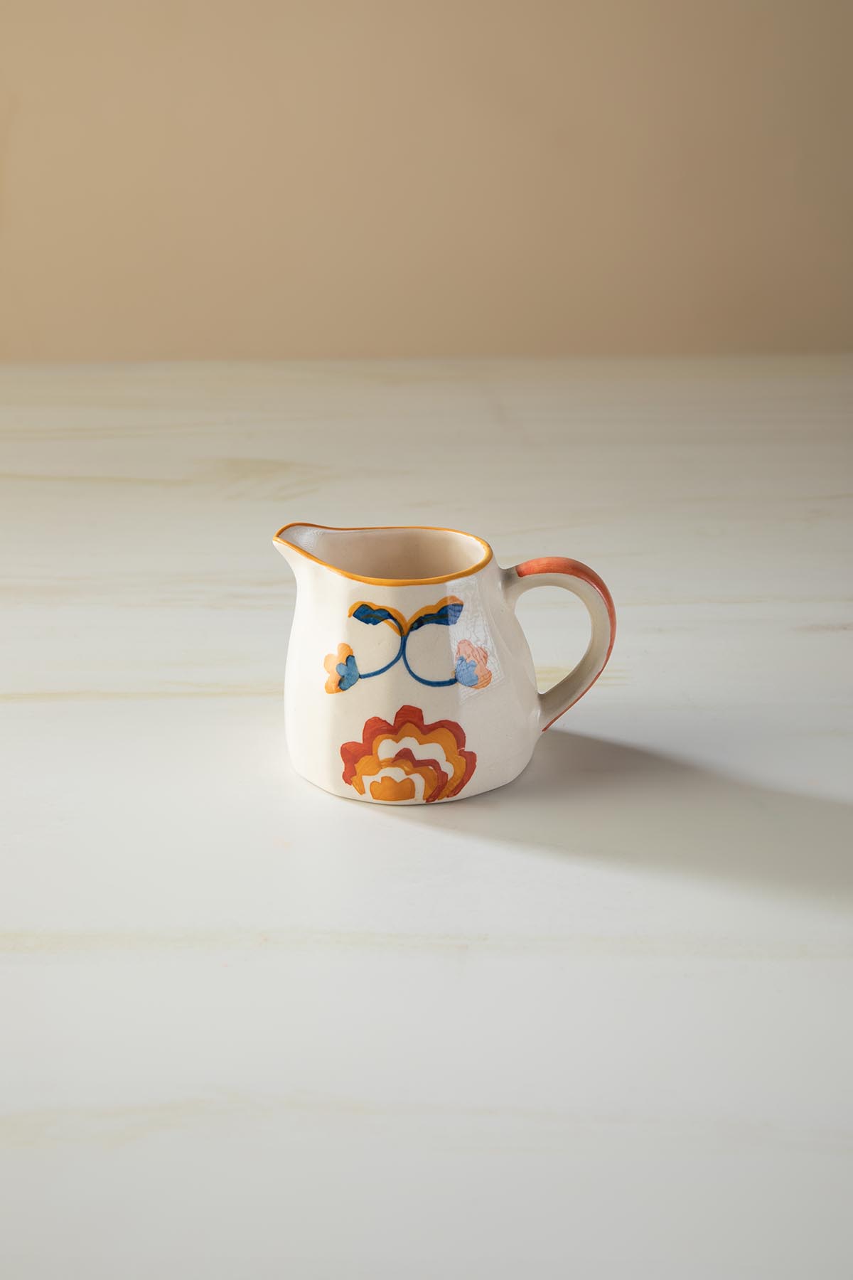 Rose Ceramic Creamer - 5x3 Inches