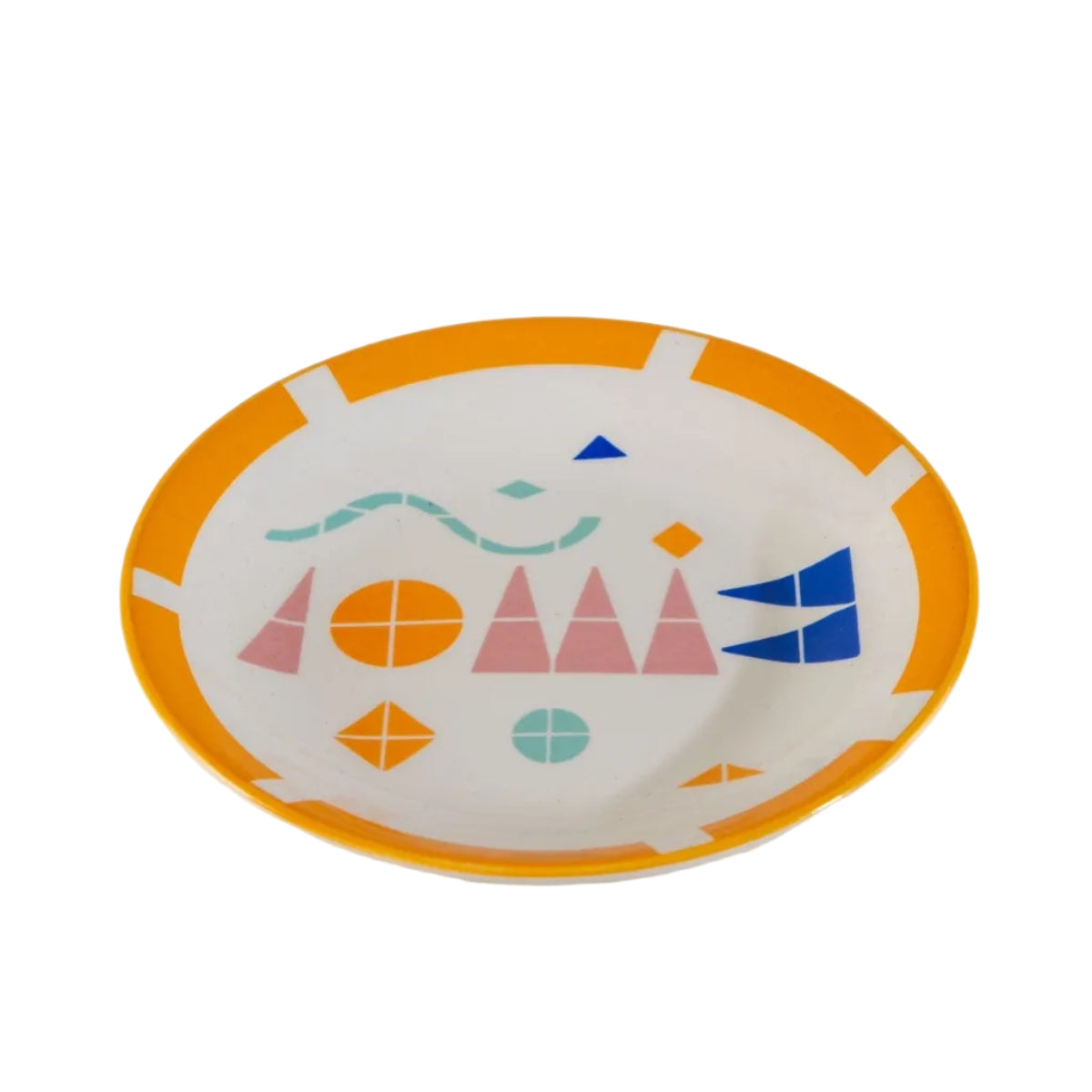 Circle Of Joyee Ceramic Snack Plate - 8.5x8.5x1 Inches