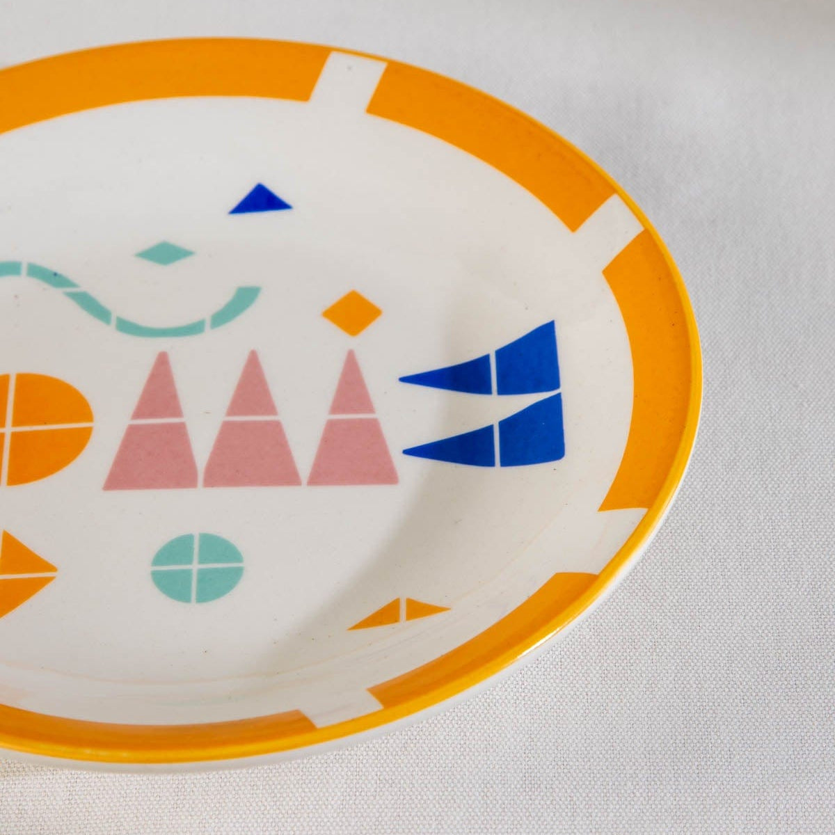 Circle Of Joyee Ceramic Snack Plate - 8.5x8.5x1 Inches