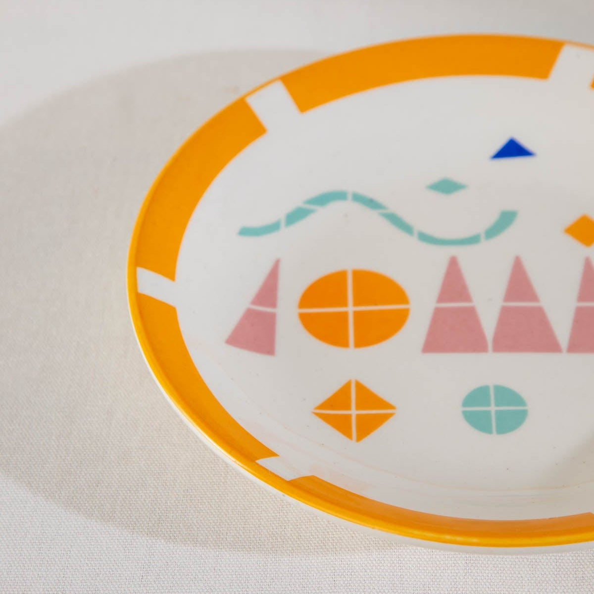 Circle Of Joyee Ceramic Snack Plate - 8.5x8.5x1 Inches