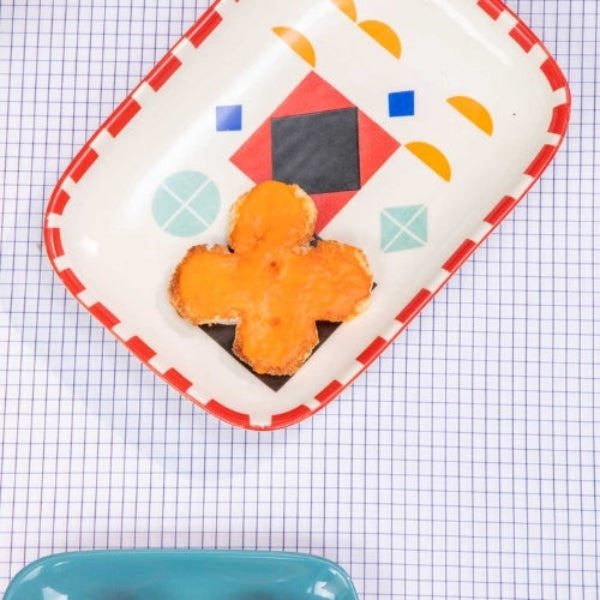Circle Of Joyee Ceramic Nut Tray - Multi , 9.5x6.5x1 Inches