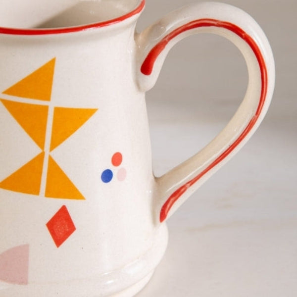 Circle Of Joyee Ceramic Milk Jug 4x3.5x5 Inches