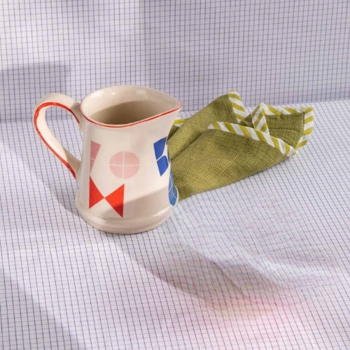 Circle Of Joyee Ceramic Milk Jug 4x3.5x5 Inches
