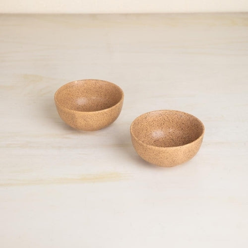 Studio Naturals Butter Yellow Bowl (Set Of 2) 4x4x2 Inches