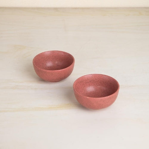 Studio Naturals Red Pepper Bowl (Set Of 2) 4x4x2 Inches
