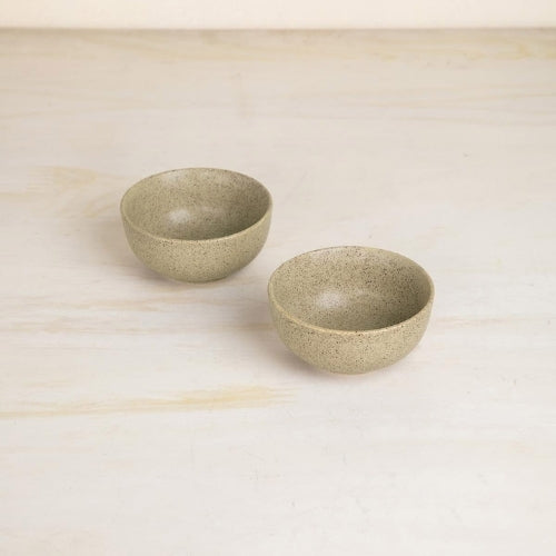 Studio Naturals Herb Green Bowl (Set Of 2) 4x4x2 Inches