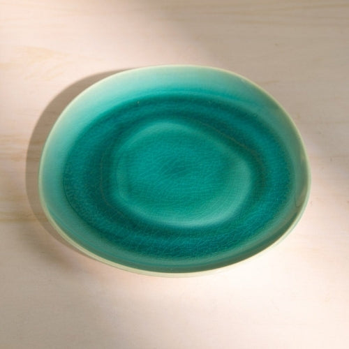 Midori Ceramic Dinner Plate 11.5x10x0.7 Inches