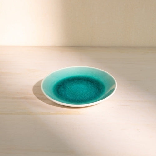 Midori Ceramic Side Plate 7x7x0.5 Inches (Set of 2)