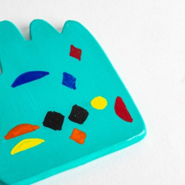 Okey Doke Mint Coaster (Set Of 4) 4x4x0.2 Inches