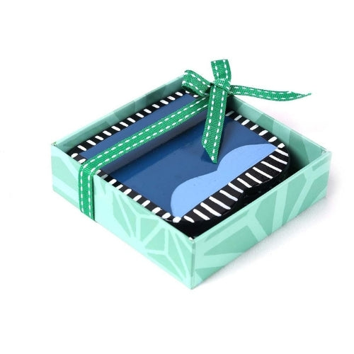 The Plump Cobalt Blue Coaster (Set Of 4) 4x4x0.2 Inches
