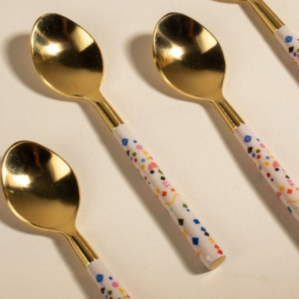 Circle Of Joyee Dessert Spoon Set 5x1x0.2 Inches