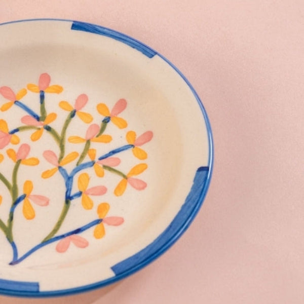 Keora Ceramic Tapas Plate (Set of 2) - 6x6x0.9 Inches