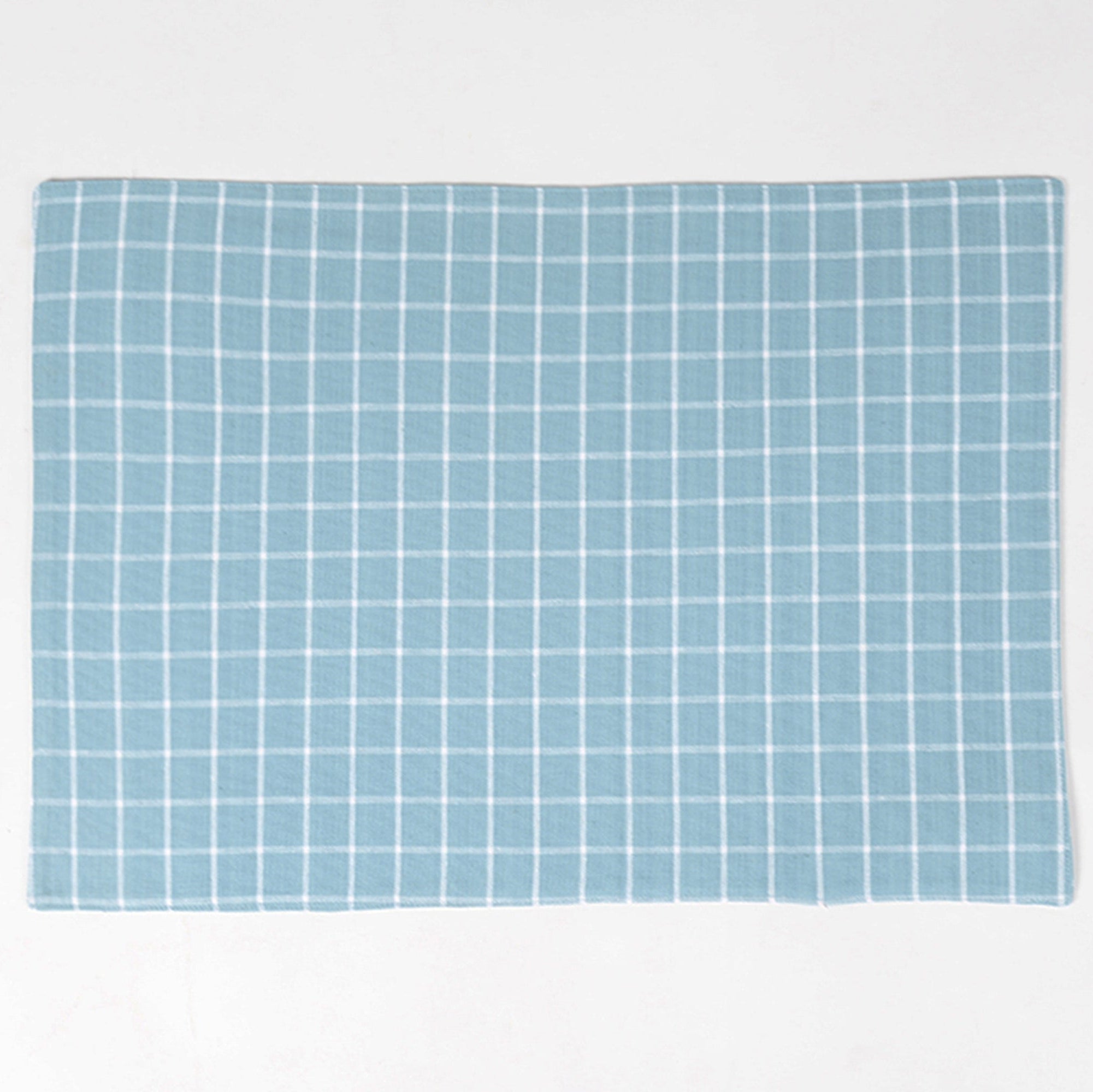 Checkered Sky Cotton Placemats (set of 4), 18.5 X 13 inch- 2 SETS