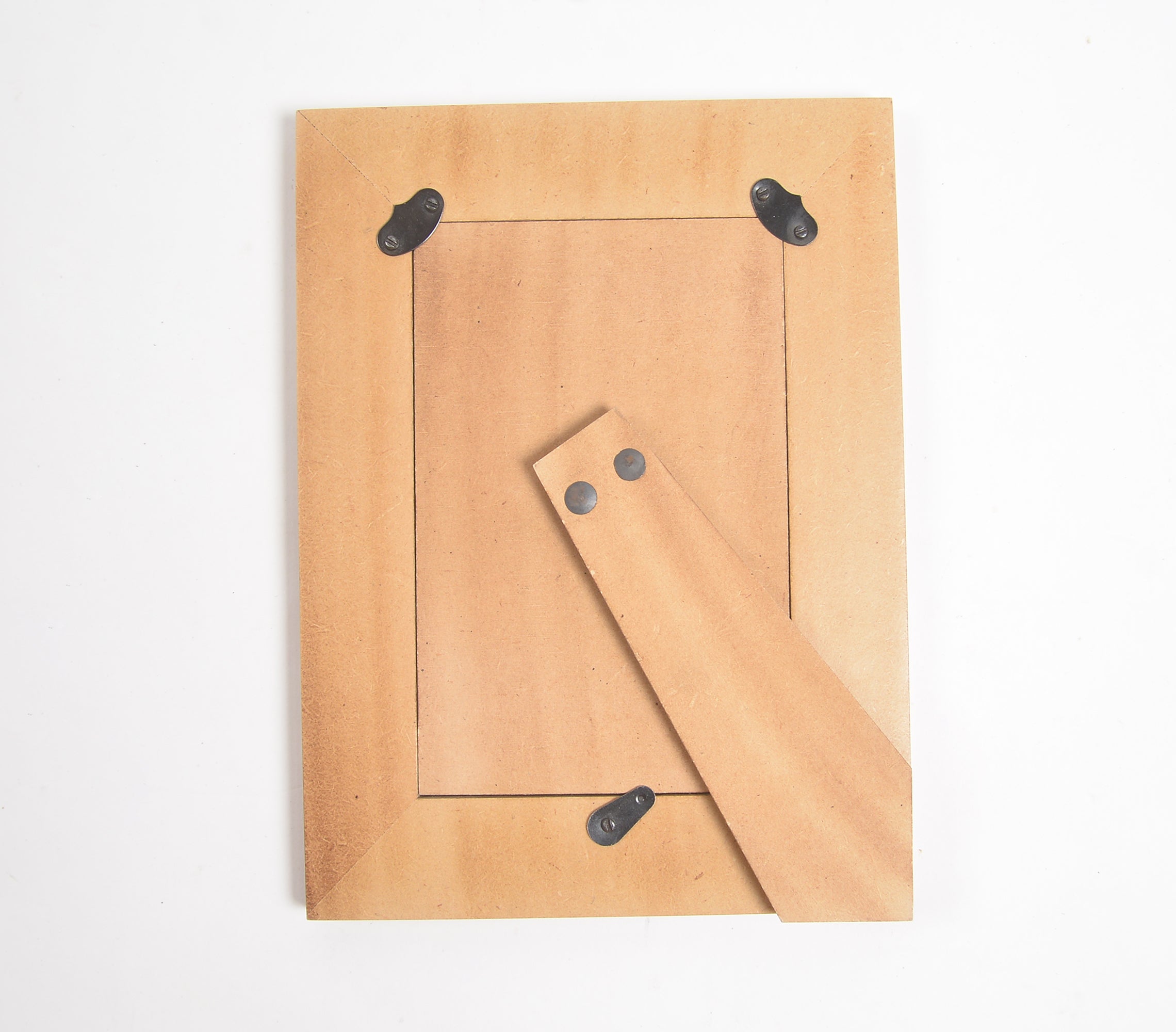 Mango Wood & Resin Geometric Photo Frame, 7x9 Inch (Set of 2)