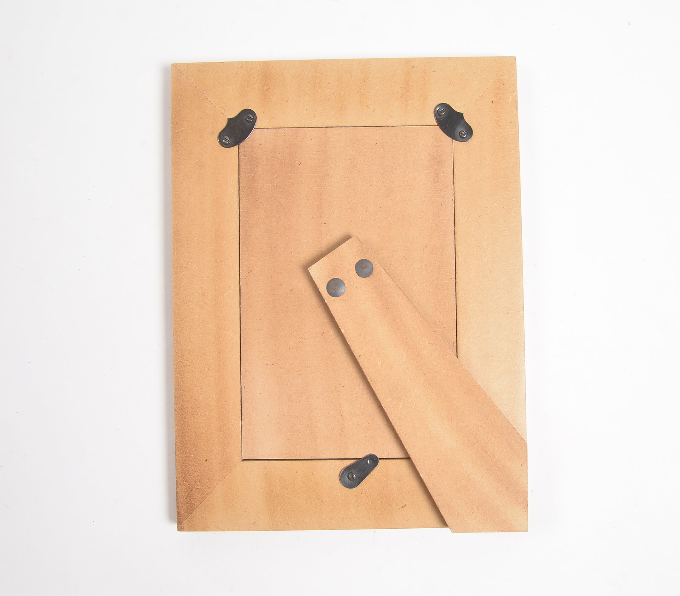 Mango Wood & Resin Geometric Photo Frame, 7x9 Inch