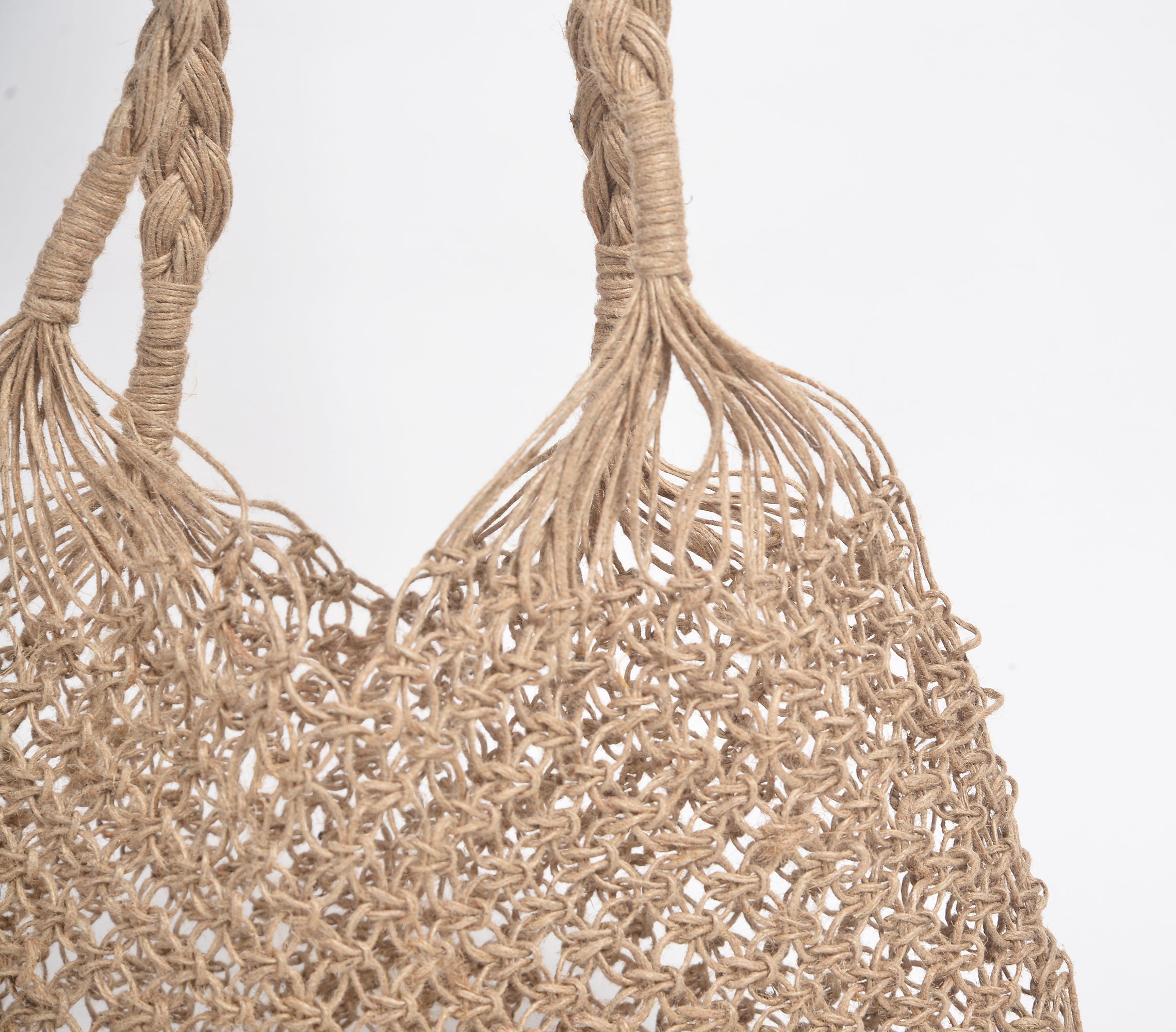 Handmade Jute Summer Market Tote, 18X10 Inch