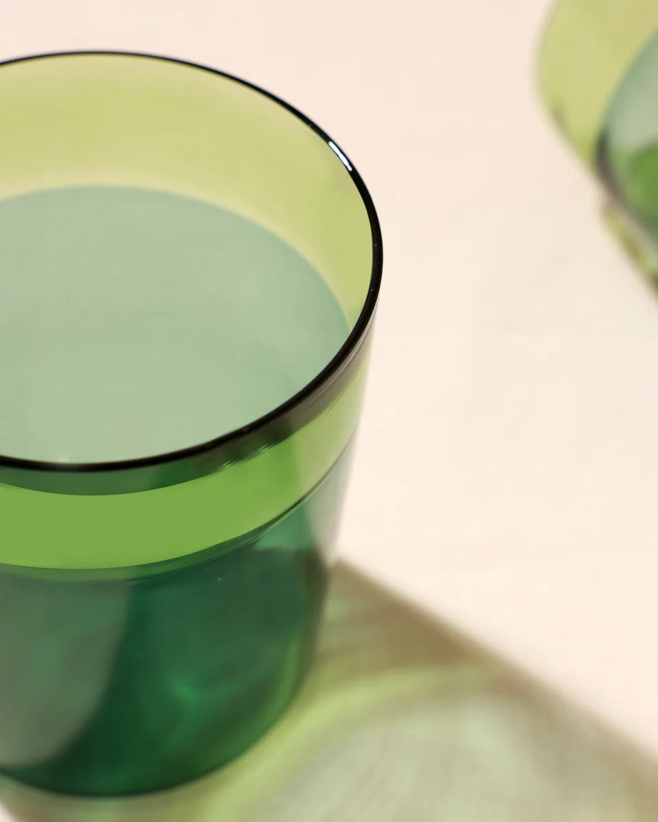 Funky Fresh Glasses -3.93 x 3.34 Inches, Set of 4