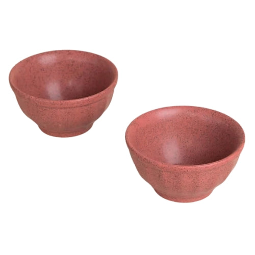 Studio Naturals Red Pepper Mixer Bowl (Set Of 2) 4.5x4.5x2.4 Inches