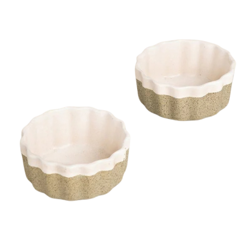Studio Naturals Herb Green Ramekin (Set Of 2) 3.7x3.7x1.5 Inches
