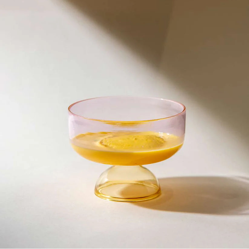 Ivy Blush Pink Dessert / Snack Bowl - 4 x 3 Inches , 6.08 oz (Set of 4)