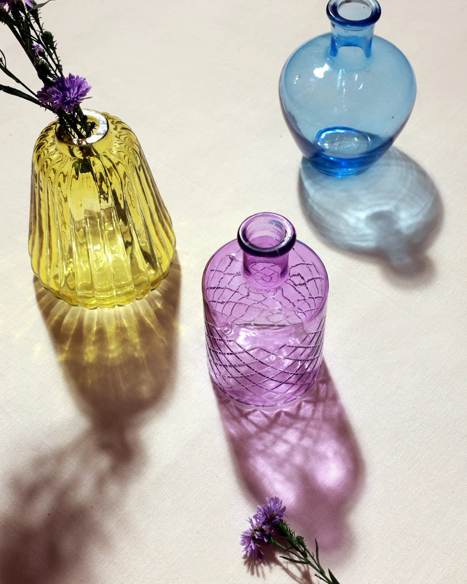 Bud Beauties - Set of 3 Glass Bud Vases