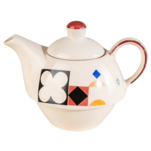 Circle Of Joyee Ceramic Tea Pot - Multi , 2.8x2.8x5.5