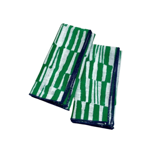 Slub Cotton Chlorophyll Kiss Kerchief 10x10 Inches (Set of 4)