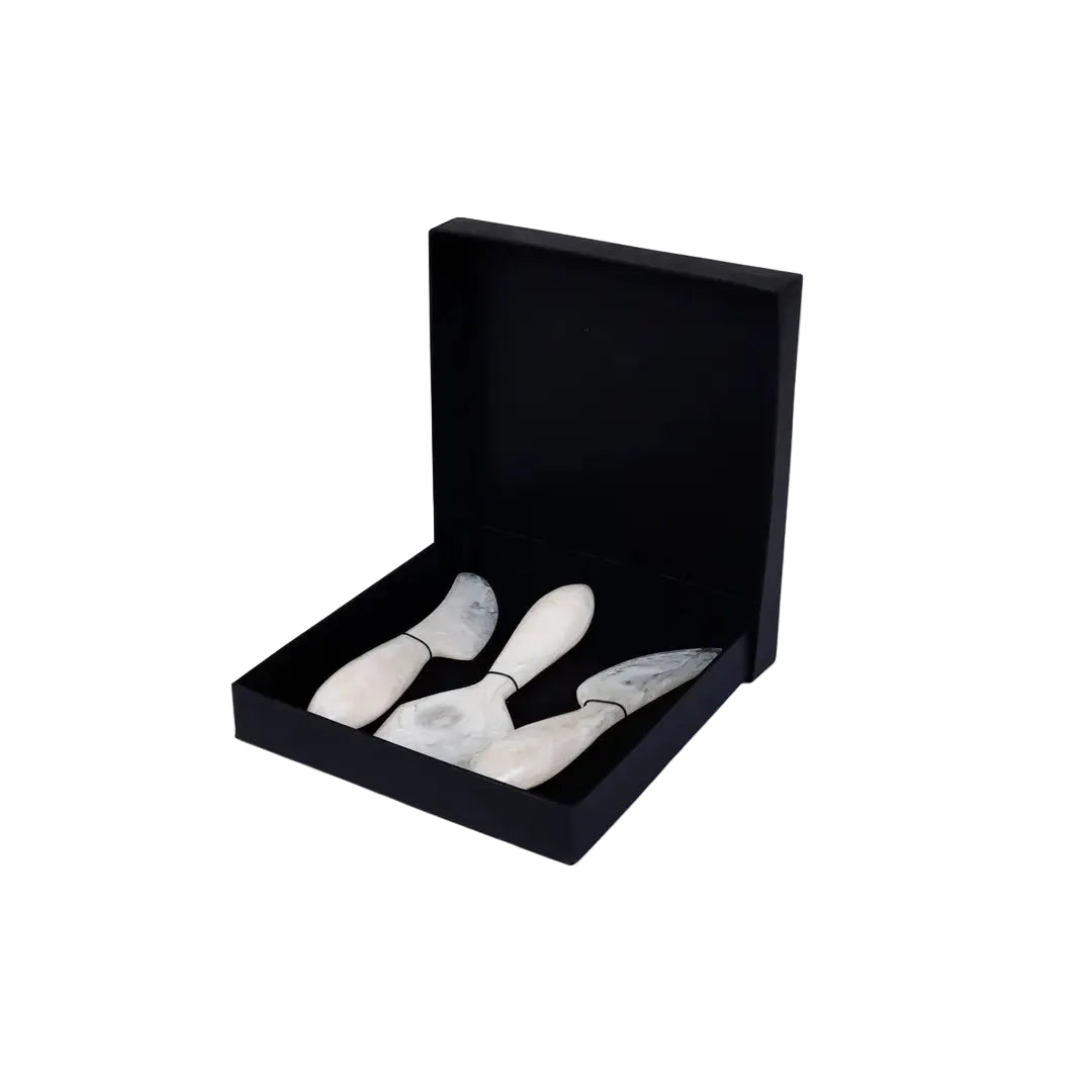Resin Cheese Knife, Vanilla (Set of 3) - 6 Inches