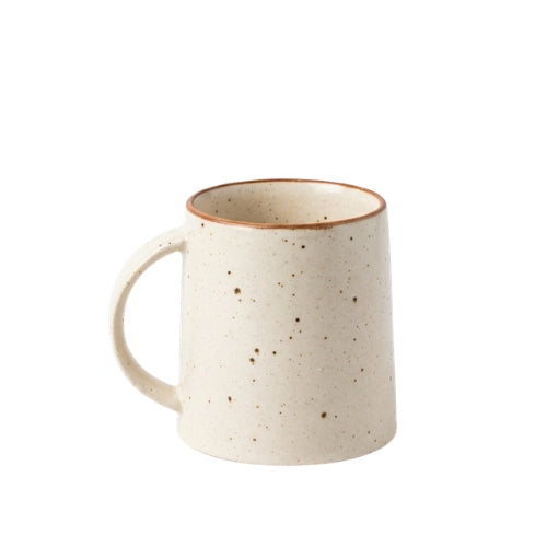 Rann Mug- Offwhite, 3.5 X 3.75 Inches (Set of 4)