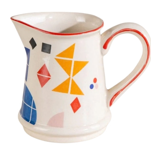 Circle Of Joyee Ceramic Milk Jug 4x3.5x5 Inches