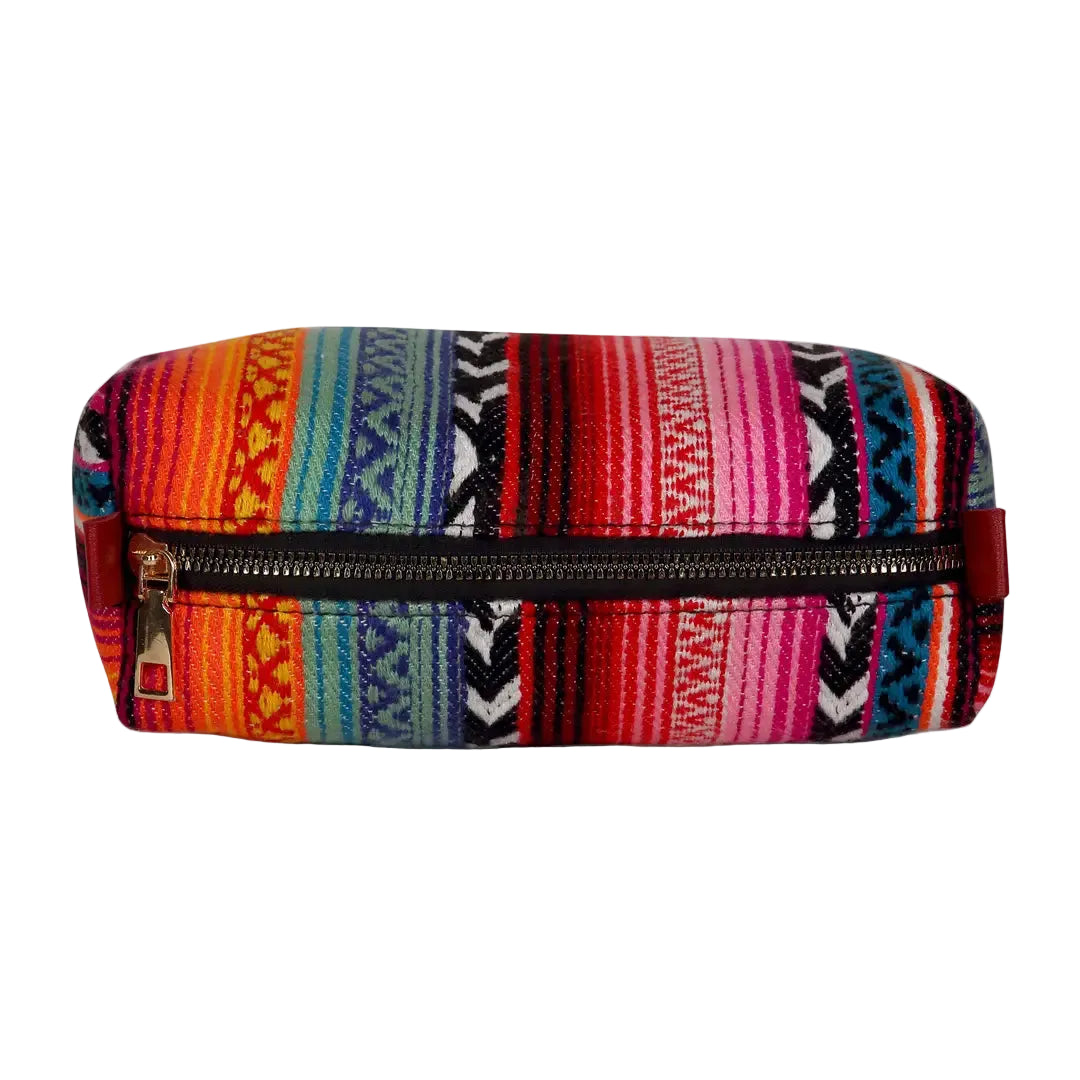 Southwestern-Inspired Travel Beauty Pouch, 8 x 3 x 5 inch