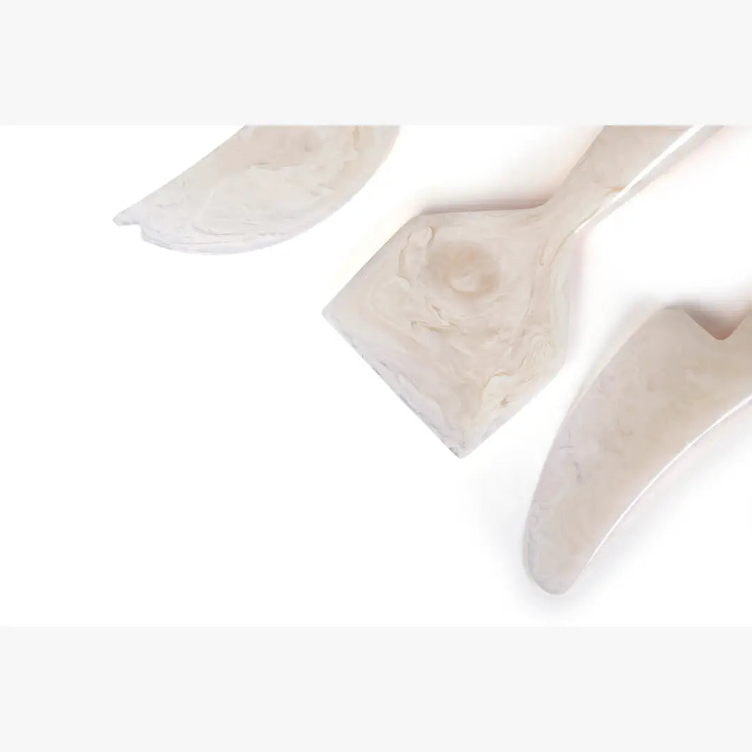 Resin Cheese Knife, Vanilla (Set of 3) - 6 Inches
