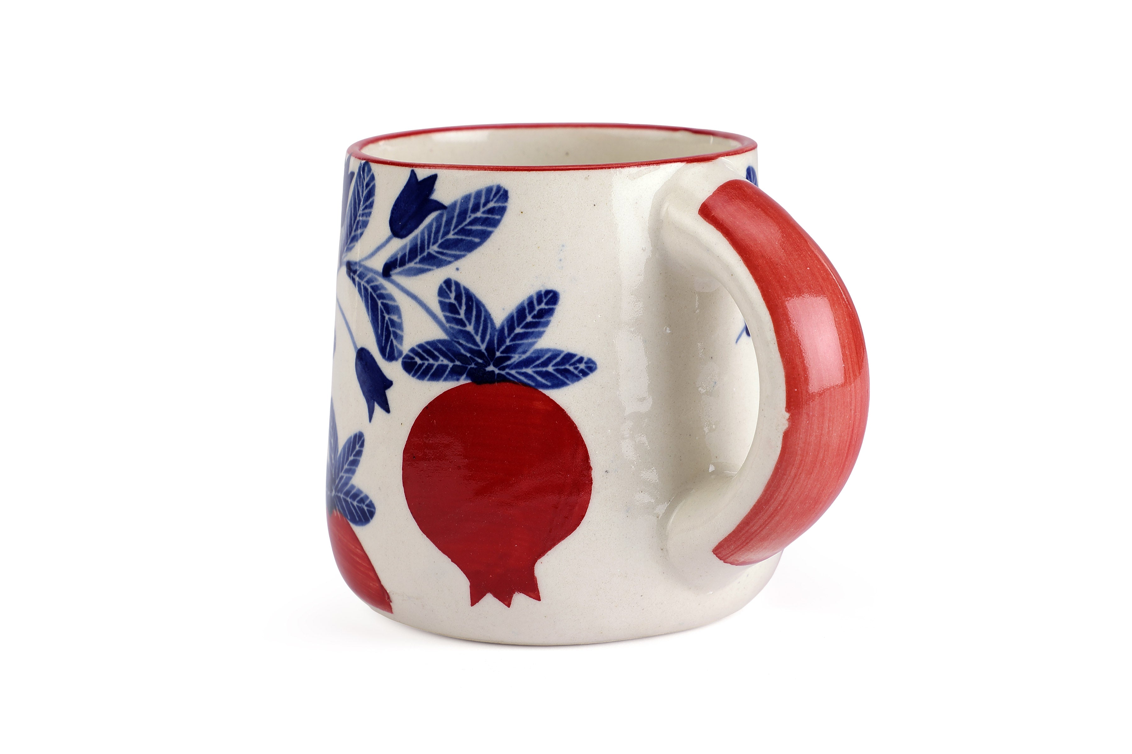 Anaar Coffee Mug- Red , 3.5 X 3 Inches (set of 4)