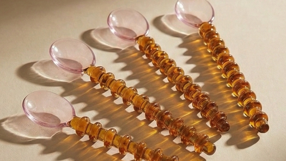 Handcrafted Glass Spoons