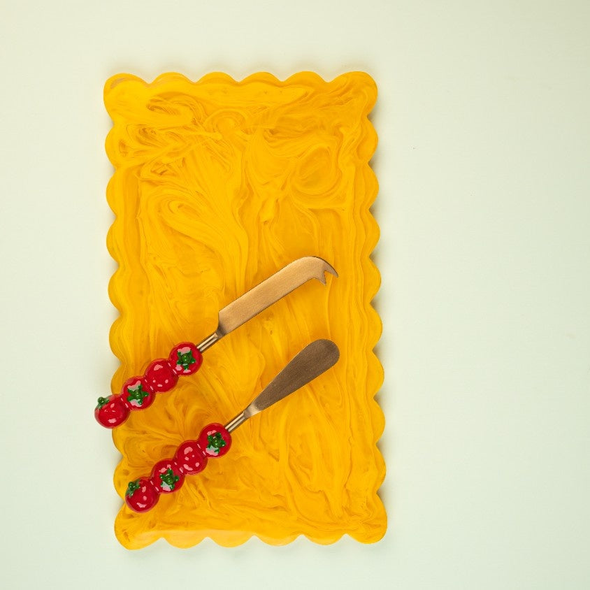 Tomato Cheese Knife Set , (Set of 2) - 8 x 1 Inches
