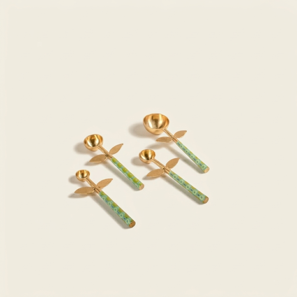 Tulukka Measuring Spoons Set 5.5x1.5x0.2 Inches