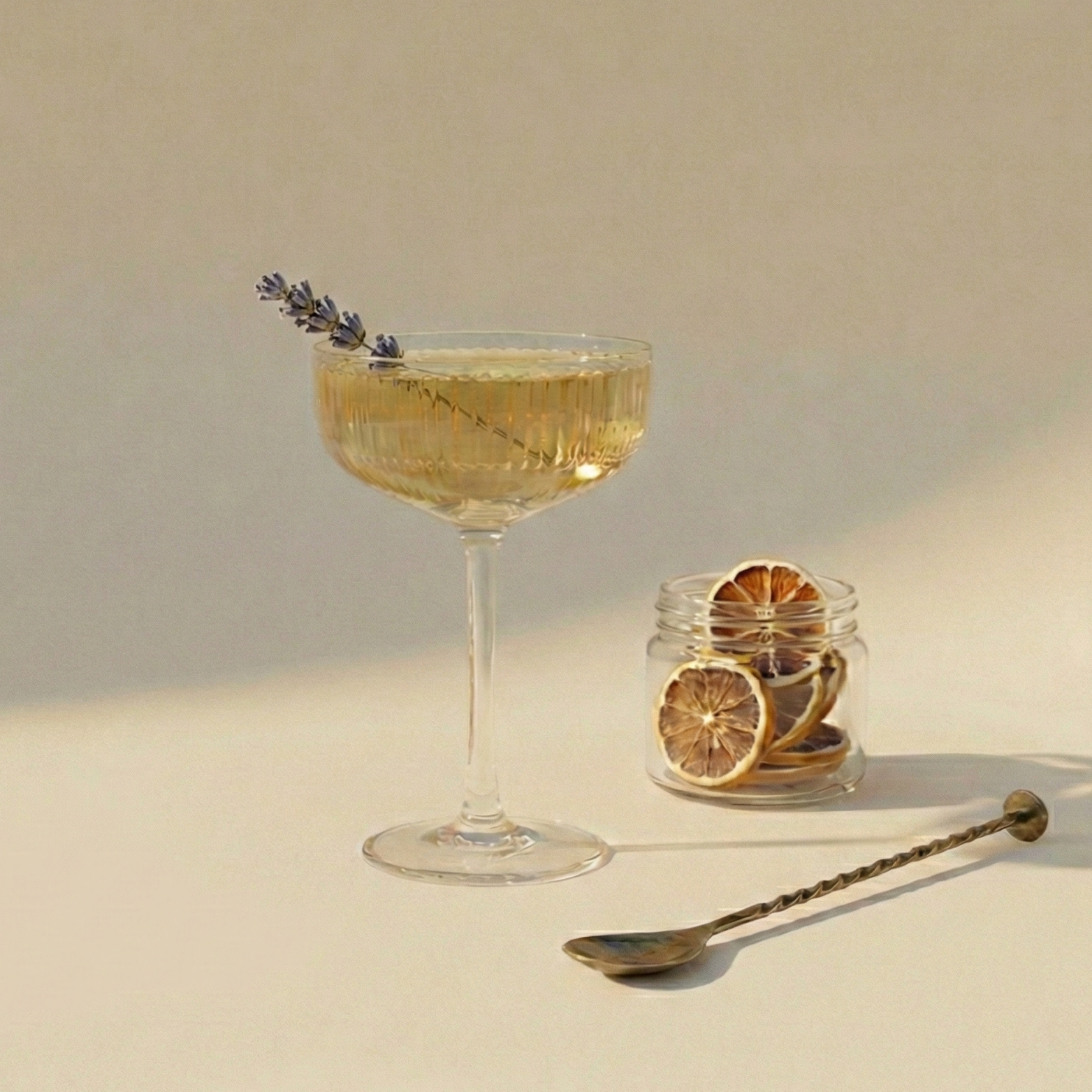 Audrey Glass, 5.5x5.3 Inches (SET OF 4)