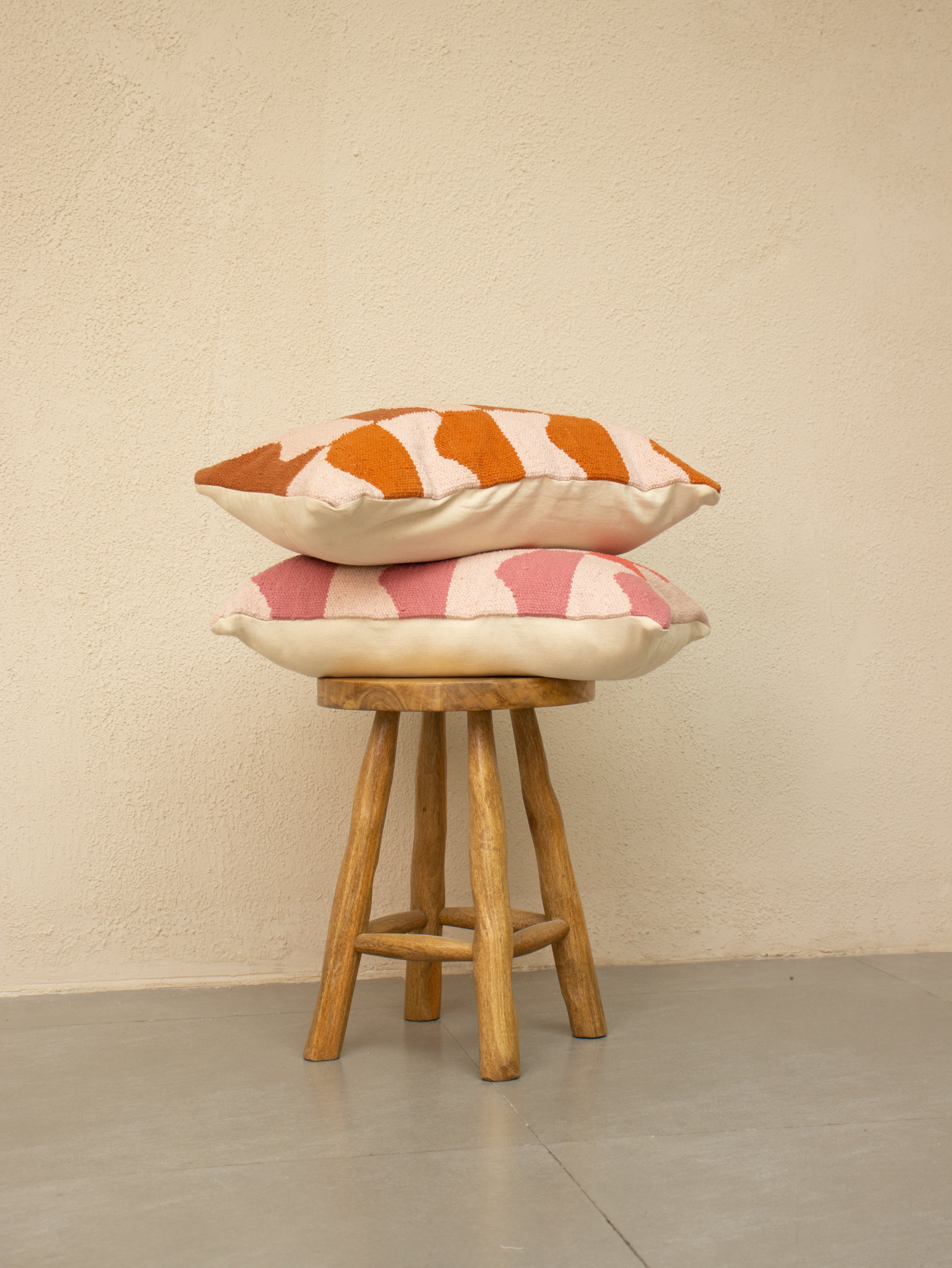 Ocean Lumbar Pillow, Earth - 14x20 Inch