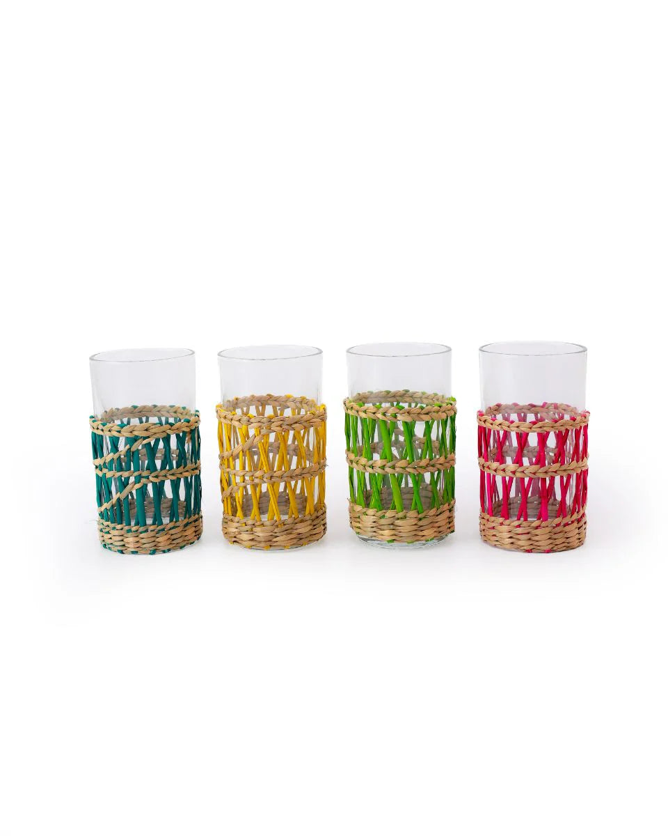 Lemonade Glasses - 4.72 x 2.75 Inches - Set of 4