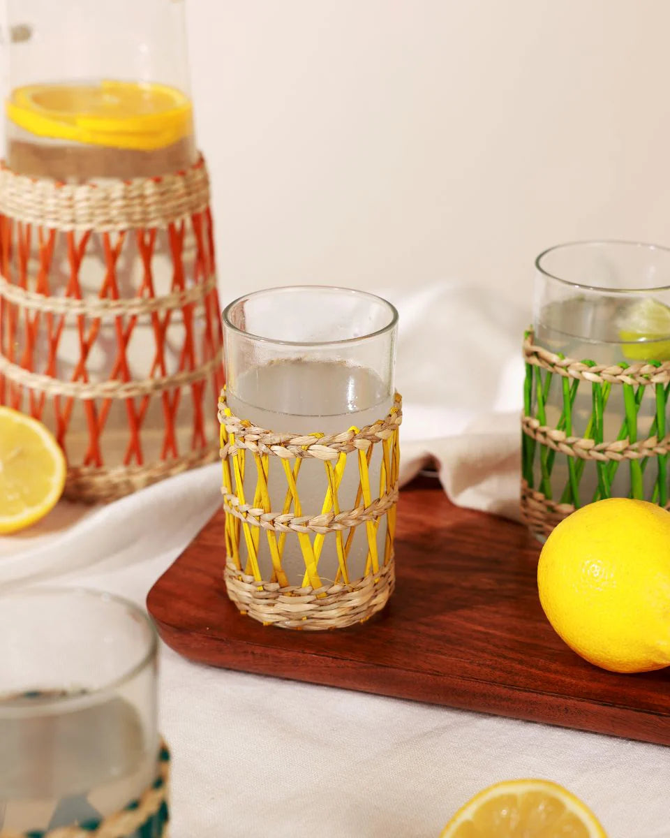 Lemonade Glasses - 4.72 x 2.75 Inches - Set of 4