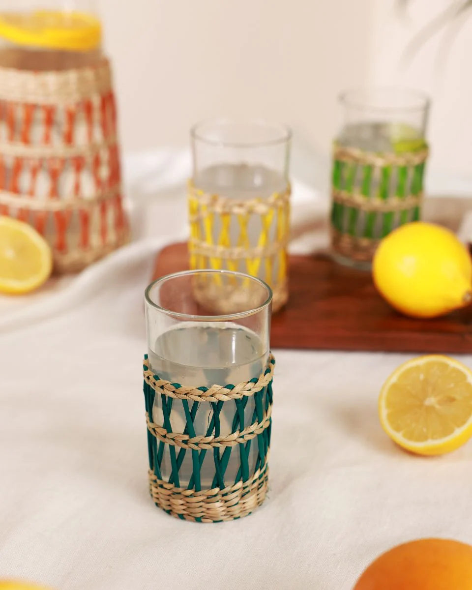 Lemonade Glasses - 4.72 x 2.75 Inches - Set of 4