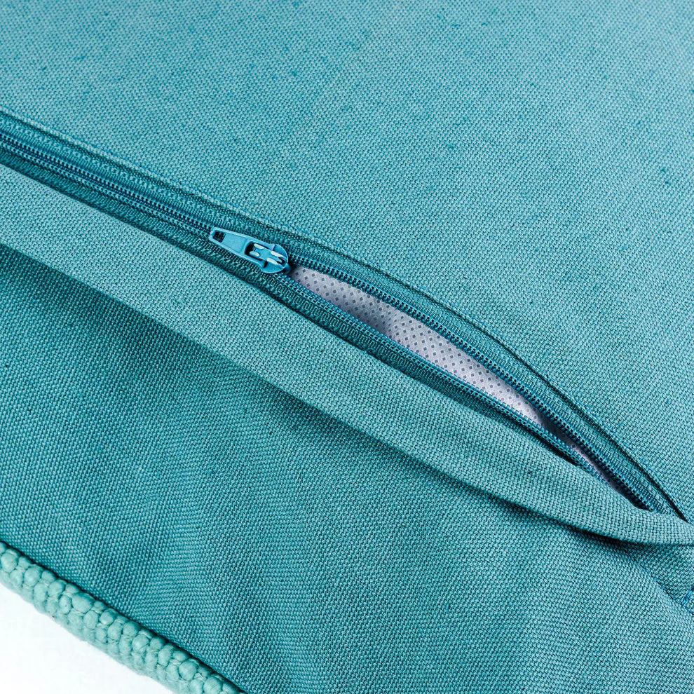 Casablanca Slate Blue Texture Cushion Cover - 16 x 16 inches