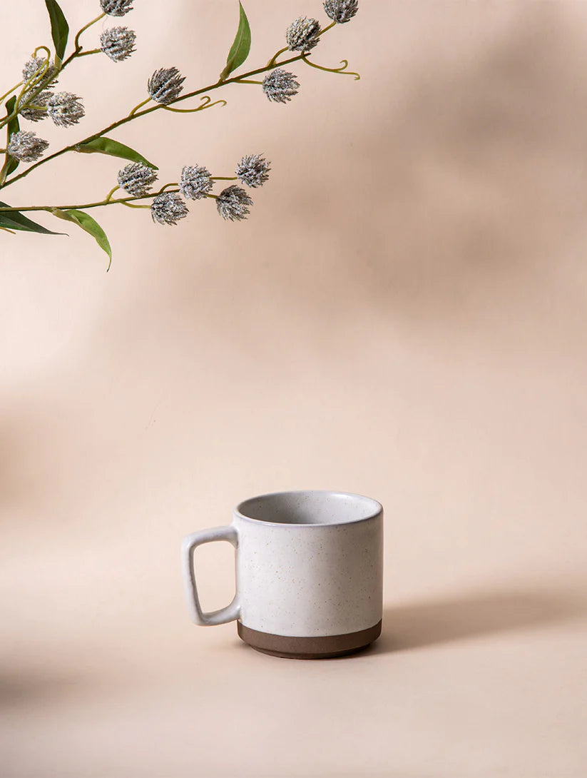 Everyday Mug - Ivory , 3.5 x 3.5 Inches (Set of 4)