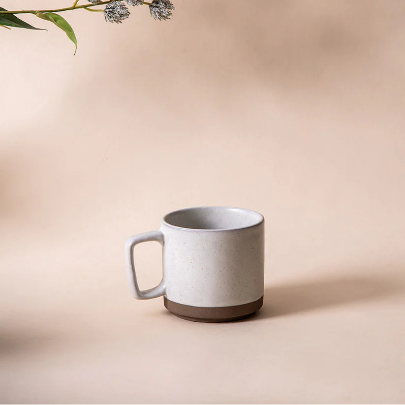 Everyday Mug - Ivory , 3.5 x 3.5 Inches (Set of 4)