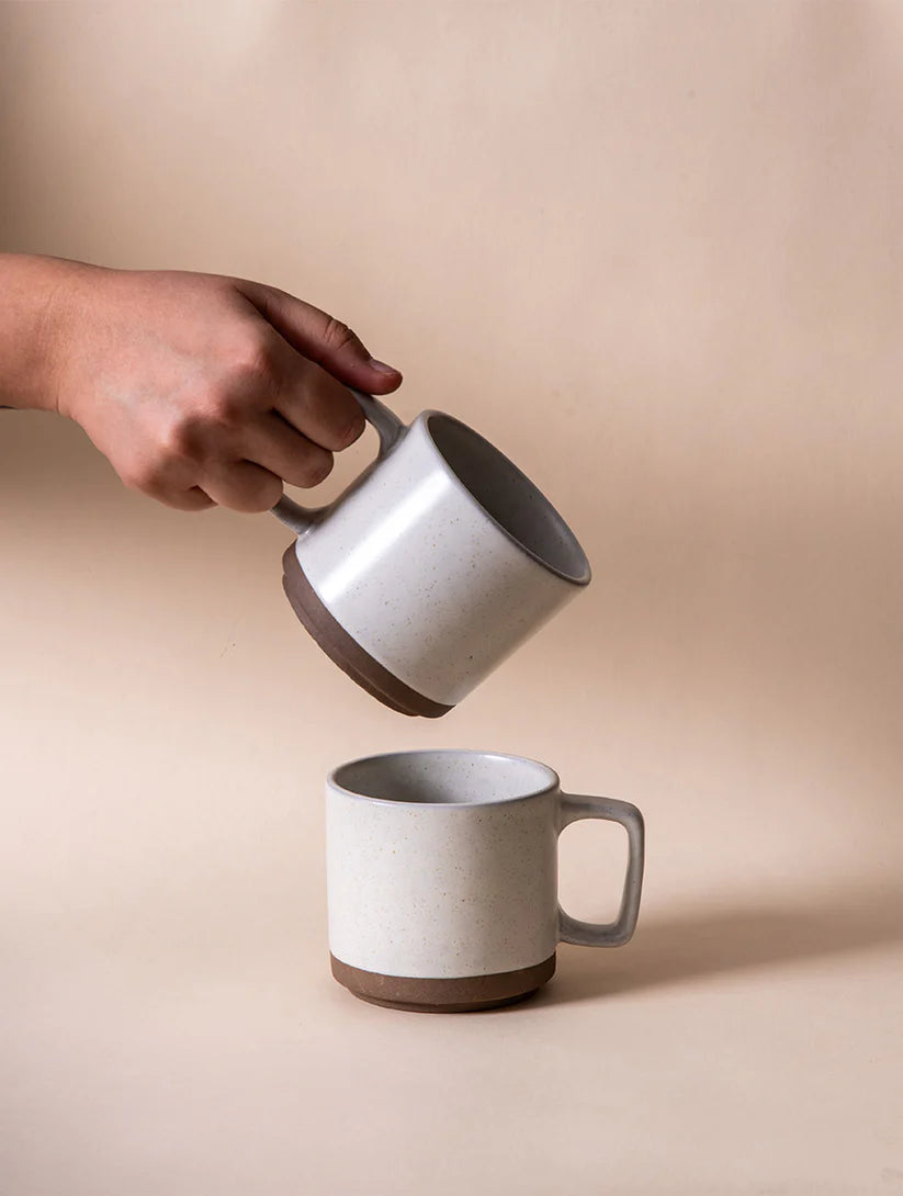 Everyday Mug - Ivory , 3.5 x 3.5 Inches (Set of 4)