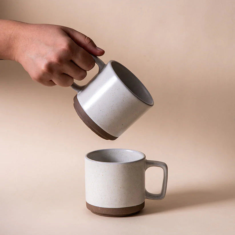Everyday Mug - Ivory , 3.5 x 3.5 Inches (Set of 4)