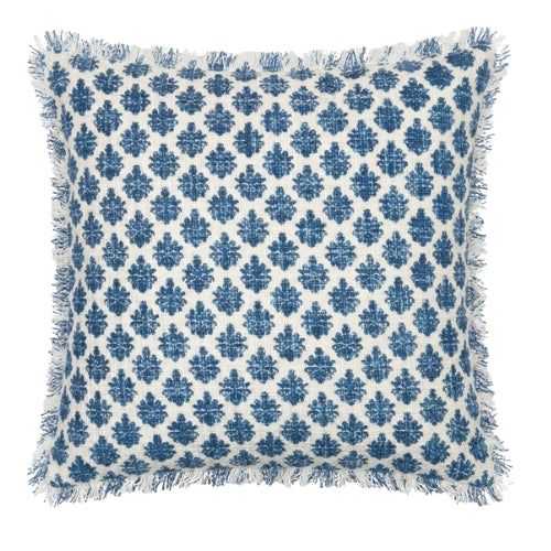 Indigo Mirage Cushion Cover - 16 x 16 Inches