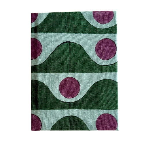 Handcrafted Sustainable Diary Journal Notebook , Green -A5 (Set of 2)